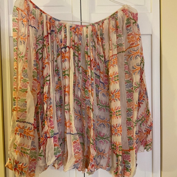 $20 ❌ SEND OFFER ❌ Free People Flowy Button Up Blouse - Picture 6 of 10